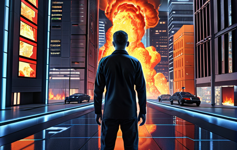 **Prompt 1: Technological Evolution in Fire Safety**
    A visionary fire safety expert, male or female, stands confidently amidst a complex, high-tech urban environment featuring towering smart buildings and interconnected industrial facilities. Holographic interfaces display real-time data from IoT sensors and AI-powered fire prevention systems. The scene emphasizes the seamless integration of technology, data analytics, and proactive risk management, highlighting a sophisticated and essential role in modern society. Dynamic lighting, sci-fi inspiration, highly detailed digital art.